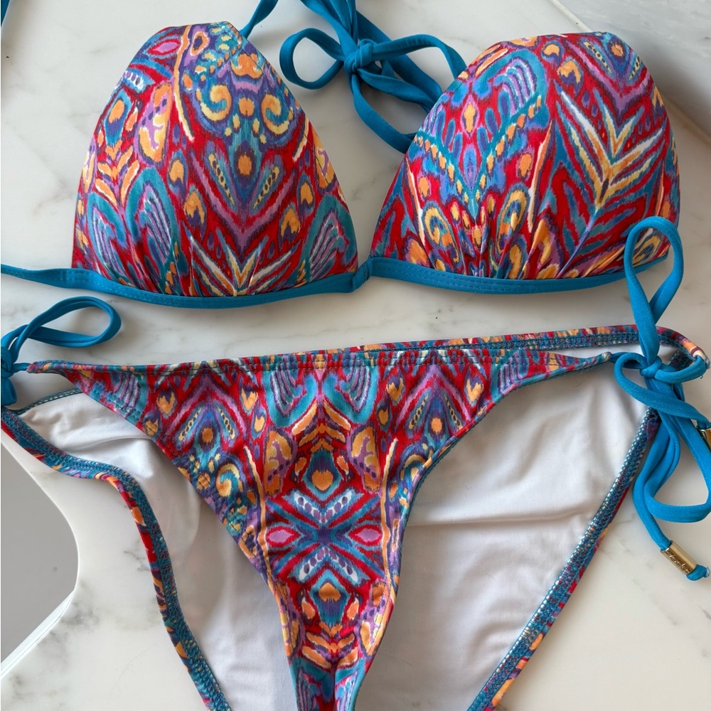 Vibrant Multicolor Bikini Set